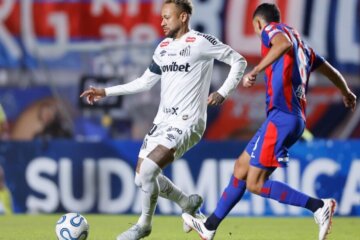 San Lorenzo igualó ante el Santos de Neymar por la Copa Sudamericana