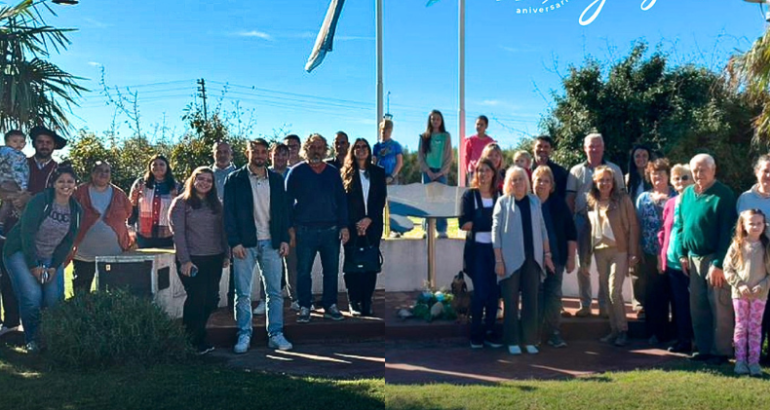 Gascón cumplió 119 años y lo celebró con un acto comunitario Gascón cumplió 119 años y lo celebró con un acto comunitario