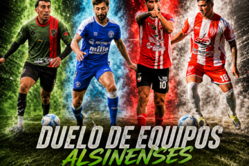 Duelo entre equipos Alsinenses por la Liga regional