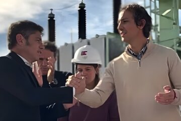 Javier Andres acompañó a Kicillof y gestionó obras para el distrito