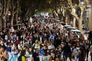 Marcha de Antorchas en La Plata en reclamo del cumplimiento de la Ley de Financiamiento universitario