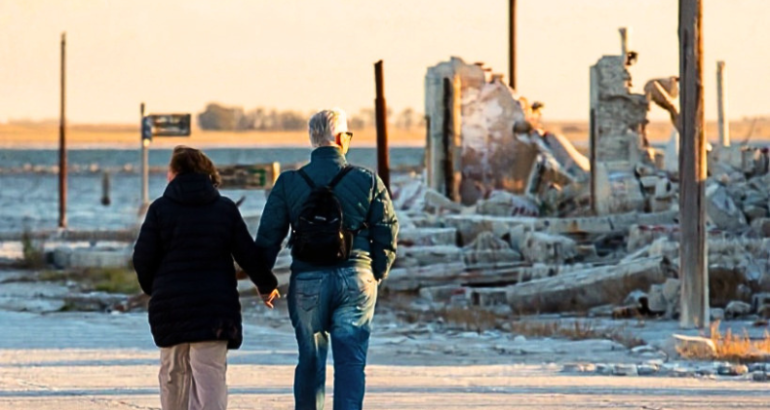 Más de 800 personas visitaron las ruinas de Epecuén durante el fin de semana largo Más de 800 personas visitaron las ruinas de Epecuén durante el fin de semana largo