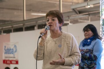 María Laura Torre asumió al frente de Suteba y cerró la etapa Baradel María Laura Torre asumió al frente de Suteba y cerró la etapa Baradel