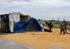 Tragedia en la Ruta 85: murió un camionero tras un vuelco cerca de Suárez Tragedia en la Ruta 85: murió un camionero tras un vuelco cerca de Suárez