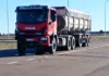 Choque entre dos camiones en el cruce de las rutas 35 y 18