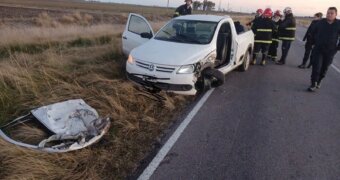 Accidente sobre la Ruta 33: una persona resultó con lesiones leves Accidente sobre la Ruta 33: una persona resultó con lesiones leves