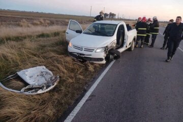 Accidente sobre la Ruta 33: una persona resultó con lesiones leves Accidente sobre la Ruta 33: una persona resultó con lesiones leves