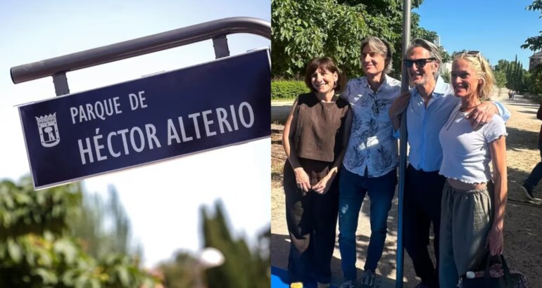 Héctor Alterio fue homenajeado en Madrid con un parque en su honor Héctor Alterio fue homenajeado en Madrid con un parque en su honor
