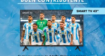La Municipalidad de Adolfo Alsina sorteará un Smart TV entre los contribuyentes que estén al día La Municipalidad de Adolfo Alsina sorteará un Smart TV entre los contribuyentes que estén al día