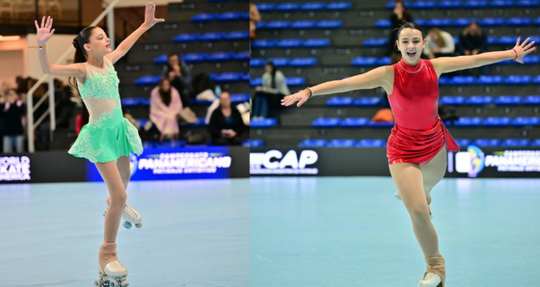 Lucía Apelhanz y Josefina Pascual brillaron en el Panamericano de Patín Artístico Lucía Apelhanz y Josefina Pascual brillaron en el Panamericano de Patín Artístico