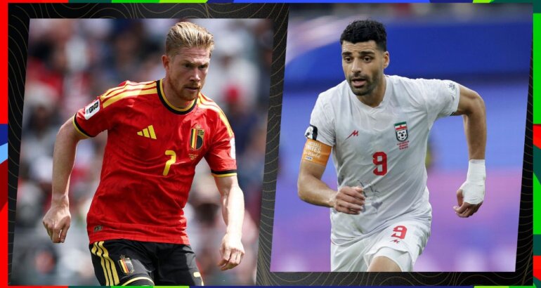 Bélgica e Irán se enfrentan por la cima del Grupo G del Mundial Bélgica e Irán se enfrentan por la cima del Grupo G del Mundial