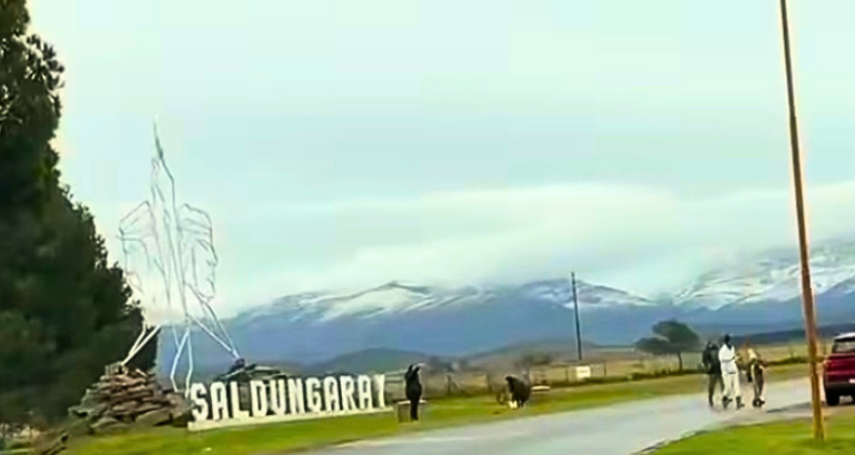 La nieve volvió a teñir de blanco el paisaje serrano de la comarca La nieve volvió a teñir de blanco el paisaje serrano de la comarca