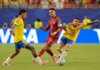 Colombia igualó ante Portugal y se quedó con la primera posición del Grupo K Colombia igualó ante Portugal y se quedó con la primera posición del Grupo K