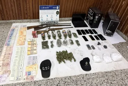 Gonzales Chaves: secuestraron cocaína, armas y más de $3,7 millones en cuatro allanamientos Gonzales Chaves: secuestraron cocaína, armas y más de $3,7 millones en cuatro allanamientos