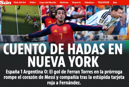 Los medios del mundo reflejaron la victoria española y pusieron el foco en Messi Los medios del mundo reflejaron la victoria española y pusieron el foco en Messi
