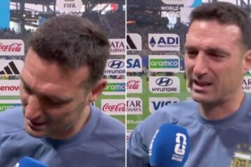 El llanto y la reacción de Scaloni tras la remontada histórica: «¡Qué grupo de jugadores, hermano!» El llanto y la reacción de Scaloni tras la remontada histórica: «¡Qué grupo de jugadores, hermano!»