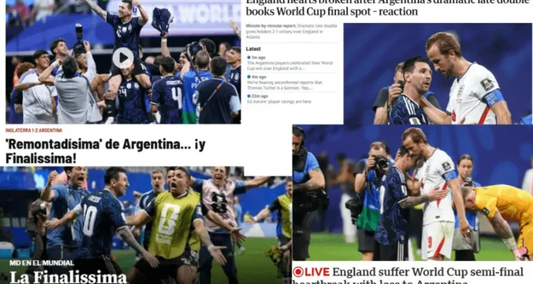 De «remontadisima» a «Corazones rotos» y «Finalissima»: Los diarios del mundo reflejaron la victoria de la Selección De «remontadisima» a «Corazones rotos» y «Finalissima»: Los diarios del mundo reflejaron la victoria de la Selección