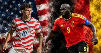 Estados Unidos y Bélgica, mano a mano por un lugar en cuartos Estados Unidos y Bélgica, mano a mano por un lugar en cuartos