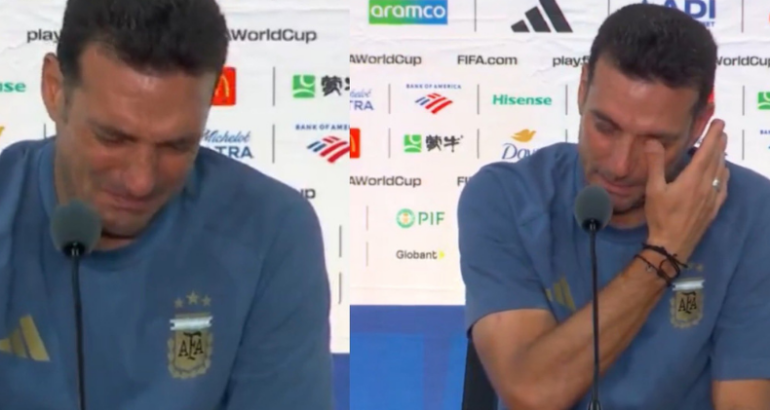 Entre lágrimas, Scaloni dejó abierta la puerta a una posible salida: «Necesito pensar si puedo volver a hacer algo tan grande» Entre lágrimas, Scaloni dejó abierta la puerta a una posible salida: «Necesito pensar si puedo volver a hacer algo tan grande»