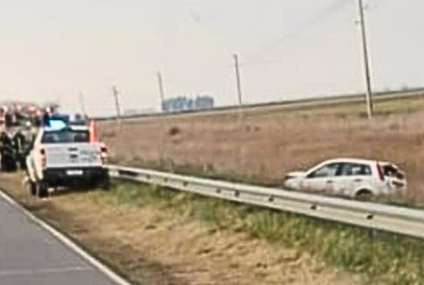 Una persona resultó herida tras el vuelco de un vehículo sobre la Ruta Nacional 33 Una persona resultó herida tras el vuelco de un vehículo sobre la Ruta Nacional 33