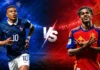 Francia y España, mano a mano por un lugar en la gran final del Mundial Francia y España, mano a mano por un lugar en la gran final del Mundial