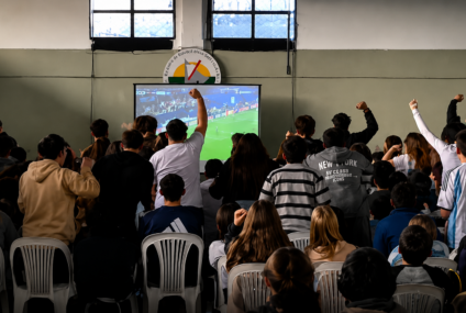 La pasión por la Selección también se vivió en las escuelas de Rivera La pasión por la Selección también se vivió en las escuelas de Rivera