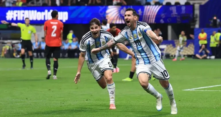 Épica remontada Argentina, apareció el campeón del mundo Épica remontada Argentina, apareció el campeón del mundo