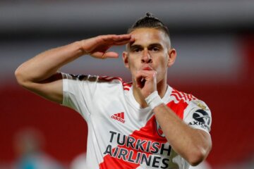 Rafael Santos Borré regresa a River después de cinco años en el exterior Rafael Santos Borré regresa a River después de cinco años en el exterior