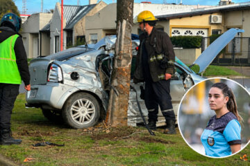 Tragedia en Tres Arroyos: murió una joven árbitro de fútbol tras un violento choque Tragedia en Tres Arroyos: murió una joven árbitro de fútbol tras un violento choque