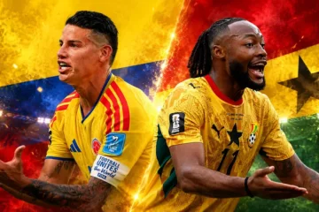 Colombia choca con Ghana por un lugar en octavos de final Colombia choca con Ghana por un lugar en octavos de final