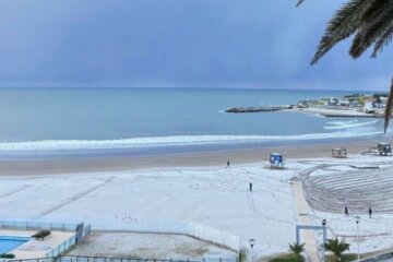 El frente de frío antártico hizo nevar en Mar del Plata depués de 35 años El frente de frío antártico hizo nevar en Mar del Plata depués de 35 años
