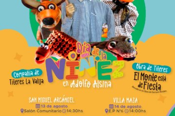 Semana de la Niñez: actividades gratuitas en San Miguel, Villa Maza, Carhué y Rivera Semana de la Niñez: actividades gratuitas en San Miguel, Villa Maza, Carhué y Rivera