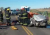 Trágico choque frontal en La Pampa: un muerto y tres heridos Trágico choque frontal en La Pampa: un muerto y tres heridos