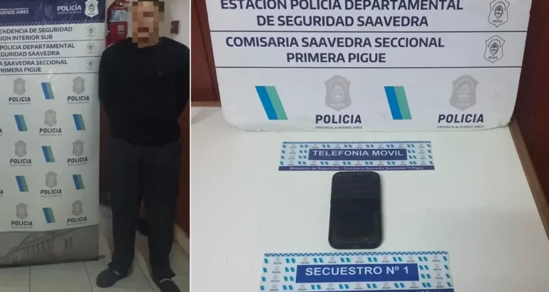 Detuvieron al autor de una salvaje agresión cometida en Pigüé Detuvieron al autor de una salvaje agresión cometida en Pigüé