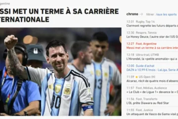 La prensa deportiva mundial se hizo eco del retiro de Messi de la Selección Argentina La prensa deportiva mundial se hizo eco del retiro de Messi de la Selección Argentina