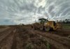 Avanzan los trabajos para mejorar el escurrimiento del agua en Carhué Avanzan los trabajos para mejorar el escurrimiento del agua en Carhué