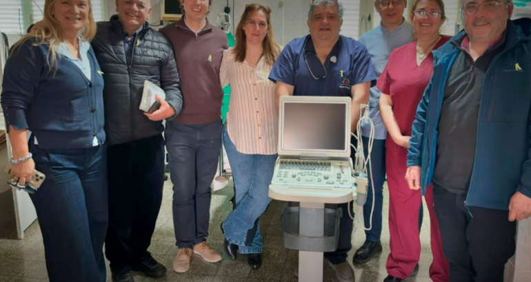 El Hospital Loyarte de Villa Maza incorporó un nuevo ecógrafo El Hospital Loyarte de Villa Maza incorporó un nuevo ecógrafo