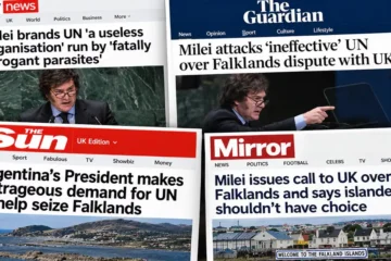 “Una exigencia escandalosa”: los medios británicos reaccionaron al discurso de Milei en la ONU “Una exigencia escandalosa”: los medios británicos reaccionaron al discurso de Milei en la ONU