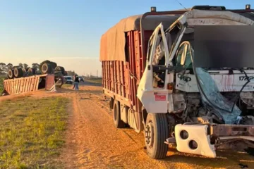 La Pampa: Un chofer murió en choque entre dos camiones en la Ruta Provincial 1 La Pampa: Un chofer murió en choque entre dos camiones en la Ruta Provincial 1