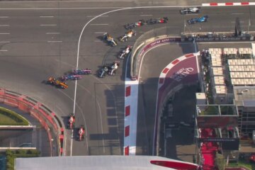 Temeraria maniobra de Colapinto terminó con su abandono junto a Gasly y Norris en la F1 en Baku Temeraria maniobra de Colapinto terminó con su abandono junto a Gasly y Norris en la F1 en Baku