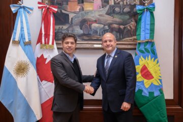 Kicillof recibió al embajador de Canadá para fortalecer la cooperación entre la Provincia y ese país Kicillof recibió al embajador de Canadá para fortalecer la cooperación entre la Provincia y ese país