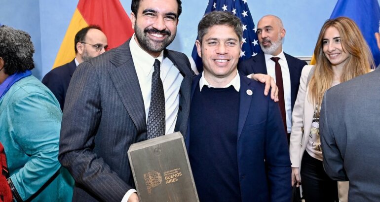 Kicillof se mostró con el alcalde de Nueva York y negó un «milagro económico» en la Argentina Kicillof se mostró con el alcalde de Nueva York y negó un «milagro económico» en la Argentina
