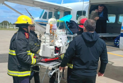 Un bebé de dos días fue trasladado desde Suárez en un vuelo sanitario al Hospital Garrahan Un bebé de dos días fue trasladado desde Suárez en un vuelo sanitario al Hospital Garrahan