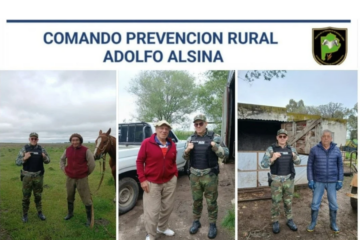 El Comando de Prevención Rural se reunió con productores y vecinos de Adolfo Alsina El Comando de Prevención Rural se reunió con productores y vecinos de Adolfo Alsina
