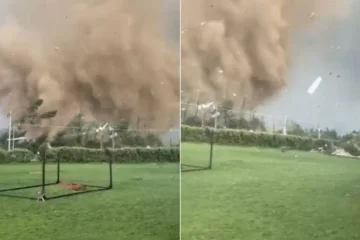 Emergencia en Chile: un tornado destruyó un colegio y provocó daños en una zona residencial Emergencia en Chile: un tornado destruyó un colegio y provocó daños en una zona residencial