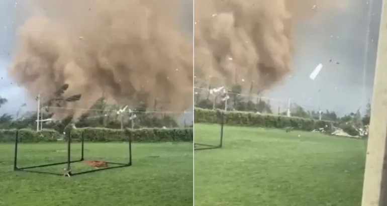 Emergencia en Chile: un tornado destruyó un colegio y provocó daños en una zona residencial Emergencia en Chile: un tornado destruyó un colegio y provocó daños en una zona residencial