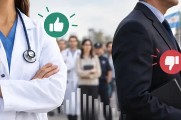Los médicos lideran el ranking de confianza y los políticos están entre los más cuestionados Los médicos lideran el ranking de confianza y los políticos están entre los más cuestionados
