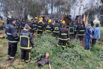 Bomberos Voluntarios de la región participaron de una capacitación sobre incendios de estructura en Rivera Bomberos Voluntarios de la región participaron de una capacitación sobre incendios de estructura en Rivera