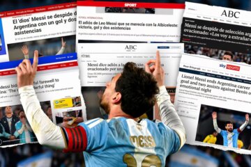 “Último Tango”, “Dios” y “Leyenda”: la repercusión de la despedida de Lionel Messi en los medios del mundo “Último Tango”, “Dios” y “Leyenda”: la repercusión de la despedida de Lionel Messi en los medios del mundo