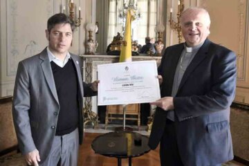 Kicillof acompañará al papa León XIV durante su visita al Cottolengo Don Orione Kicillof acompañará al papa León XIV durante su visita al Cottolengo Don Orione